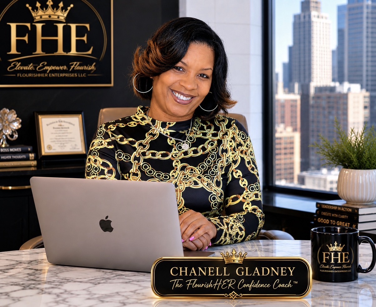 Chanell Gladney in her executive office